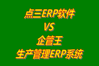 點三電子商務erp軟件 vs 免費版的企管王生產(chǎn)管理ERP系統(tǒng)軟件