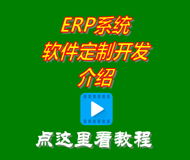 ERP系統(tǒng)軟件定制開(kāi)發(fā)